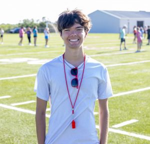 On Tropical Spirit Day, for Luke Ammons, one of Wylie High School’s four new drum majors, the lifeguard look offered a fitting visual for leaders responsible for watching over a band of more than 200 musicians.