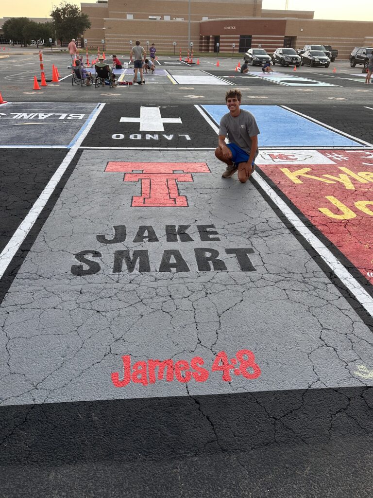 Jake Smart Combines Faith, Texas Tech Pride and VR for Senior Parking Spot