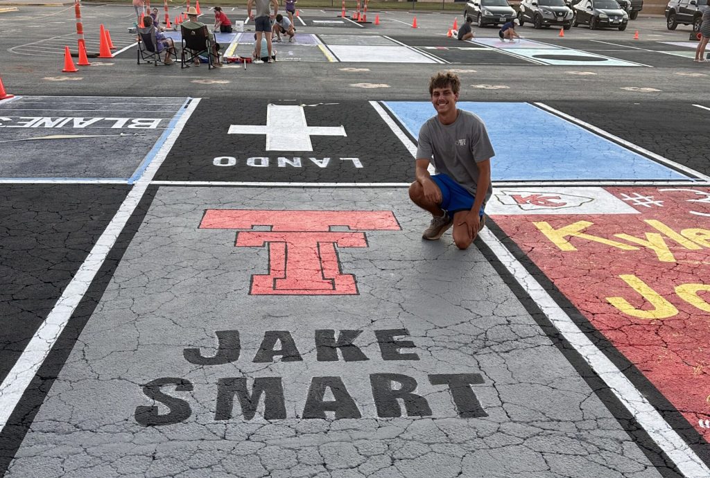 Jake Smart Combines Faith, Texas Tech Pride and VR for Senior Parking Spot
