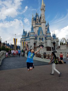 Kelsie Burleson - first visit to Disney World!